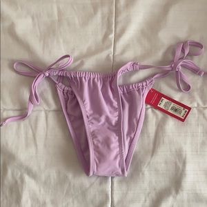 purple bikini bottom NWT